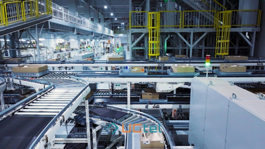 Indoor mobile network enhancement solutions for coverage and connectivity optimization 3 Smart factory with robotic