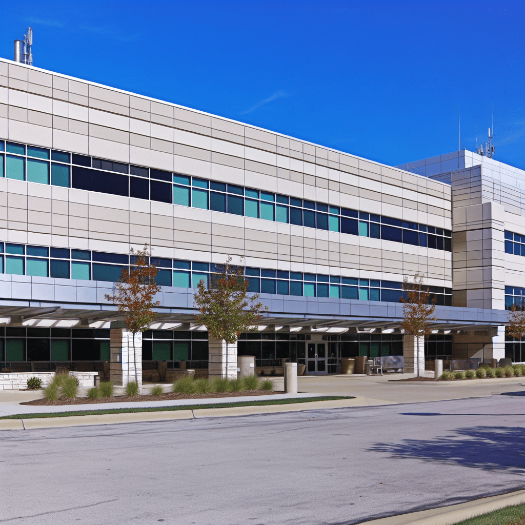 Hospital private 5G benefits: key advantages and healthcare applications 5 Case Study: Hillingdon Hospital - Mobile Connectivity Solution building exterior